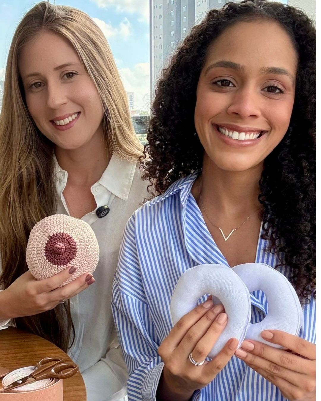 Amanda Bezerril e Marina Brito, enfermeiras obstetras da Amari Gestar