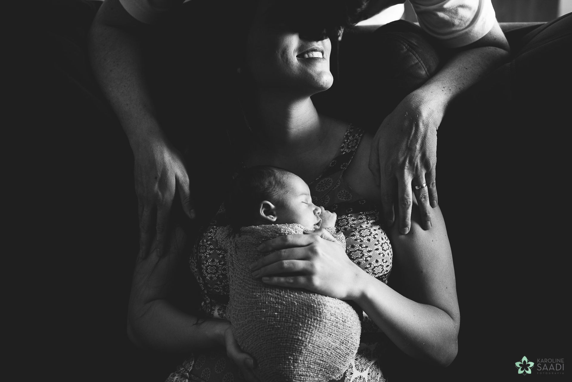 Foto de acompanhamento no puerpério